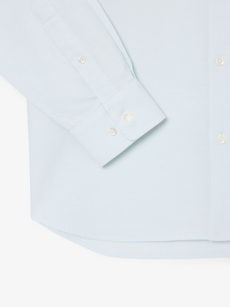 Lacoste Light Blue Regular Fit Oxford Shirt - Image 7 of 7