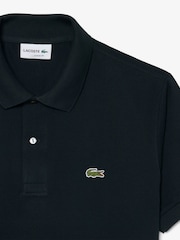 Lacoste Black Iconic L.12.12 Classic Fit Short Sleeve Polo Shirt - Image 4 of 4