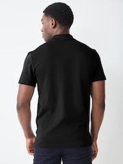 Lacoste Black Regular Fit Short Sleeve Polo Shirt - Image 3 of 7