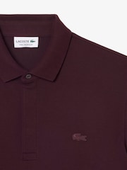 Lacoste Brown Regular Fit Tonal Short Sleeve Polo Shirt - Image 6 of 8