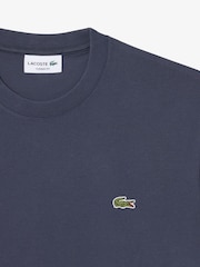 Lacoste Grey Classic Fit Striped Jersey Colorblock T-Shirt - Image 2 of 3