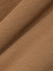Lacoste Light Brown Classic Fit Fleece Hoodie - Image 4 of 4