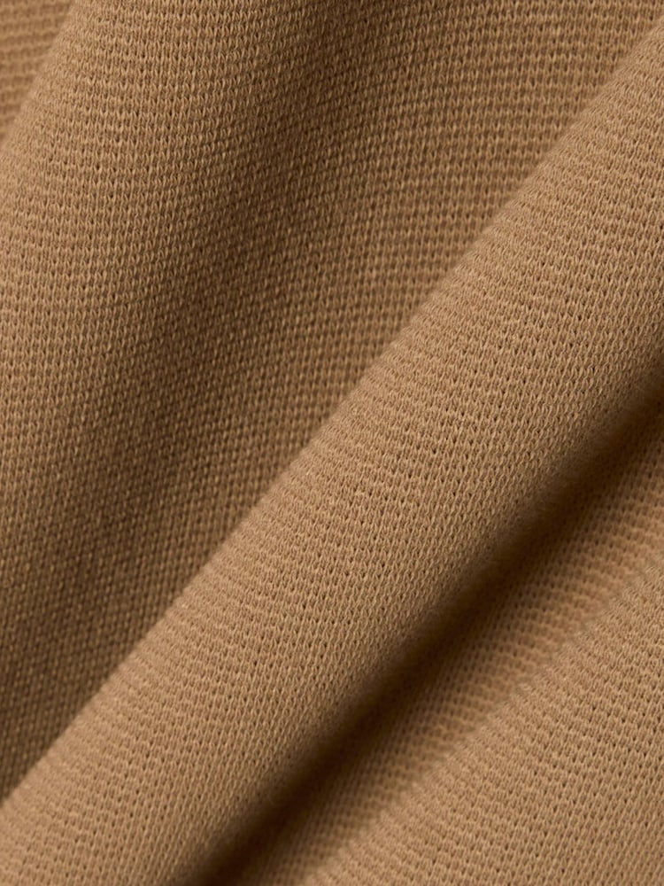 Lacoste Brown Regular Fit Cotton Blend Polo Shirt - Image 3 of 3 Lacoste Brown Regular Fit Cotton Blend Polo Shirt - Image 3 of 3