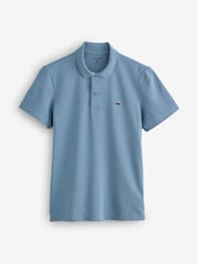 Lacoste Blue Regular Fit Short Sleeve Polo Shirt - Image 5 of 7