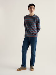 כחול מלאנז' - Seasalt Cornwall חולצת מלחים עם צווארון עגול - תמונה 2 מתוך 5