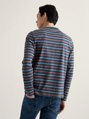 כחול מלאנז' - Seasalt Cornwall חולצת מלחים עם צווארון עגול - תמונה 3 מתוך 5