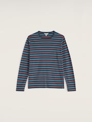 כחול מלאנז' - Seasalt Cornwall חולצת מלחים עם צווארון עגול - תמונה 4 מתוך 5