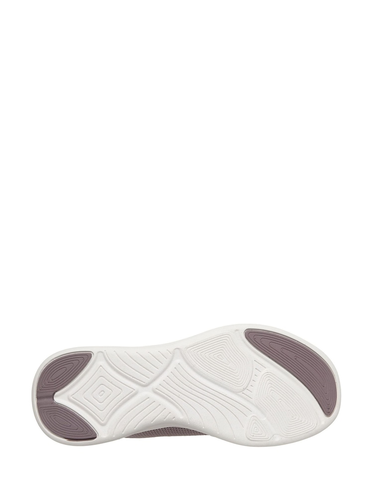 Skechers Purple Bobs Moda Flex Easy Dawn Trainers - Image 5 of 5