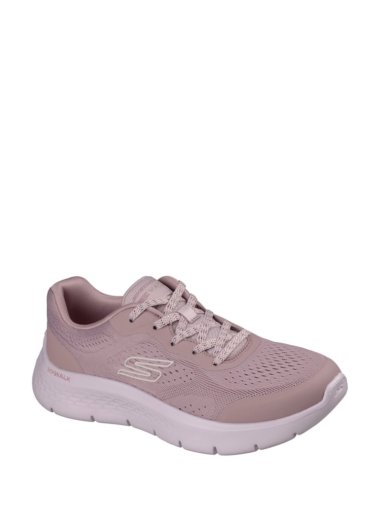 Skechers Pink Go Walk Flex Serenity Trainers - Image 2 of 2