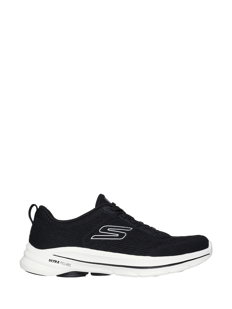 Skechers Black Go Walk 8 Britt Trainers - Image 1 of 5 Skechers Black Go Walk 8 Britt Trainers - Image 1 of 5