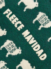 Joules Kids' Woolies Green Crew Neck Knitted Jumper - Image 4 of 4
