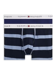 Tommy Hilfiger Signature Logo Waistband Trunks 2 Pack - תמונה 1 מתוך 2