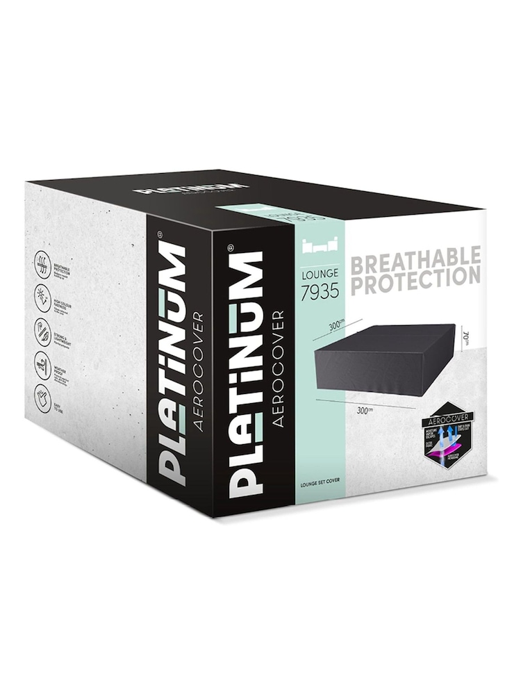 Pacific Anthracite Outdoor Seating Set Square Aerocover - Image 1 of 6