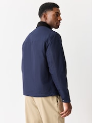 Lacoste Blue Water Repellent Corduroy Collar Jacket - Image 3 of 10