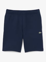 Lacoste Blue Regular Fit Fleece Shorts - Image 1 of 3