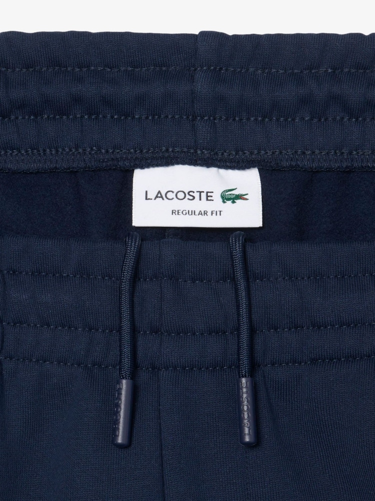 Lacoste Blue Regular Fit Fleece Shorts - Image 3 of 3