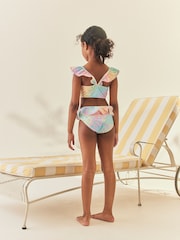 Pastel Rainbow Animal Ruffle Bikini (3-16yrs) - Image 3 of 8