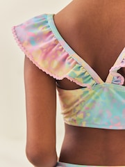 Pastel Rainbow Animal Ruffle Bikini (3-16yrs) - Image 4 of 8