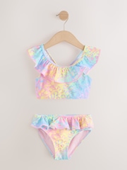 Pastel Rainbow Animal Ruffle Bikini (3-16yrs) - Image 5 of 8