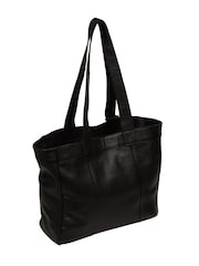 Cultured London Gisella Leather Black Tote Bag - Image 2 of 7