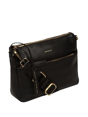 Pure Luxuries London בצבע שחור תיק עור עם רצועת נשיאה, דגם Celestine - תמונה 6 מתוך 7