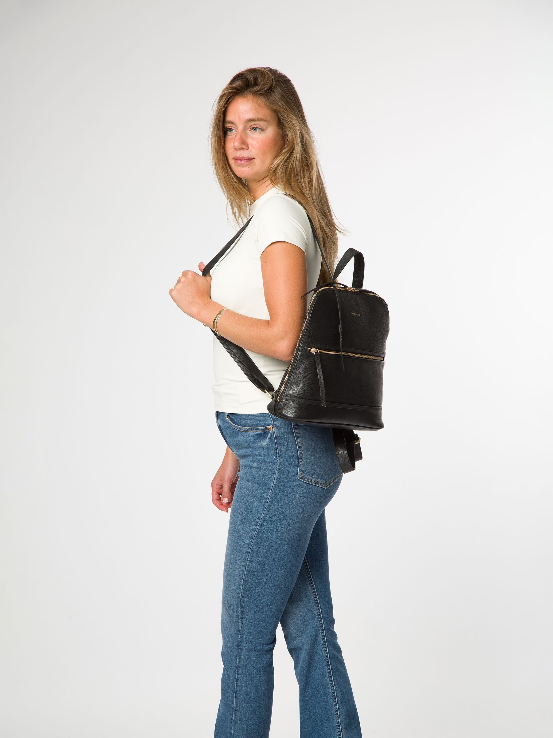Buy Pure Luxuries London Black Theodora Leather Backpack from Next USA