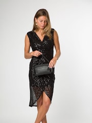 Pure Luxuries London בצבע שחור, תיק יד מעור, דגם Rosamund - תמונה 2 מתוך 6