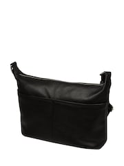 Cultured London Ondine Leather Shoulder Black Bag - Image 2 of 7
