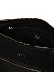 Cultured London Ondine Leather Shoulder Black Bag - Image 5 of 7