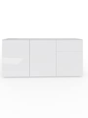 Frank Olsen White Smart LED Sideboard - Image 4 of 7