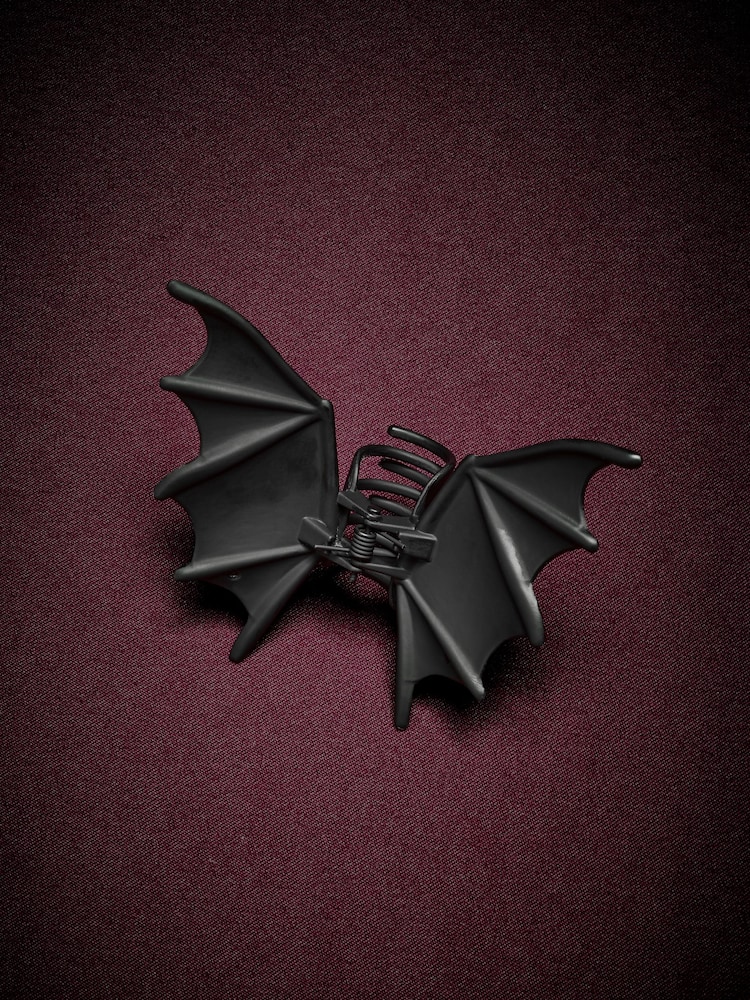 Black Halloween Bat Hair Claw Clip - Image 1 of 4 Black Halloween Bat Hair Claw Clip - Image 1 of 4