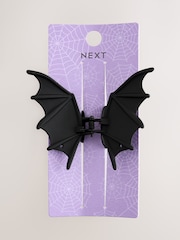Black Halloween Bat Hair Claw Clip - Image 4 of 4