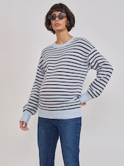 Seraphine – gestreifter Pullover (Umstands- und Stillmode) - Bild 5 von 6