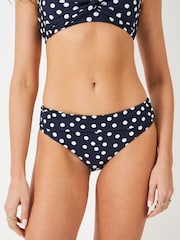 Crew Clothing Blue Roll Down Bikini Brief - Image 1 of 5