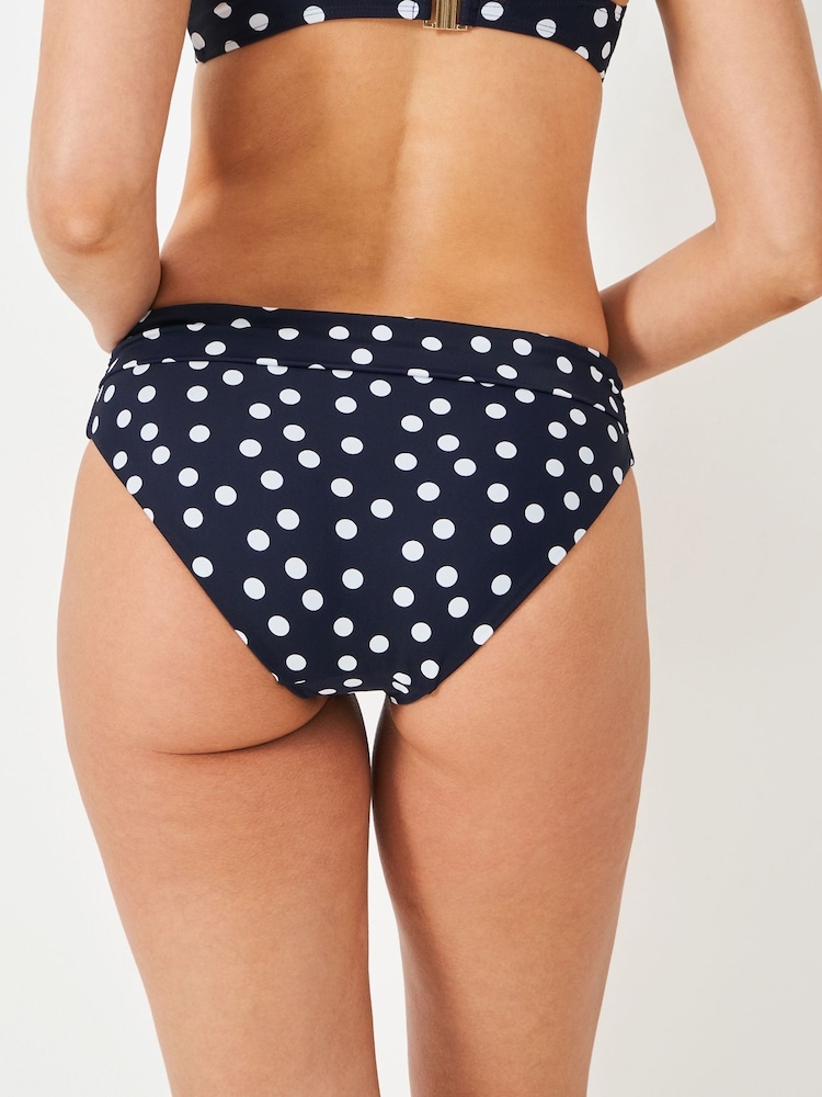 Crew Clothing Blue Roll Down Bikini Brief - Image 2 of 5
