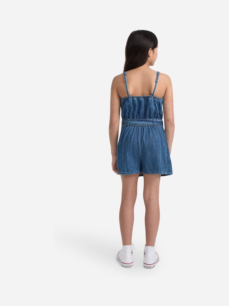 Abercrombie & Fitch Blue Pleated Skort Dress - Image 2 of 7