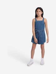 Abercrombie & Fitch Blue Pleated Skort Dress - Image 3 of 7