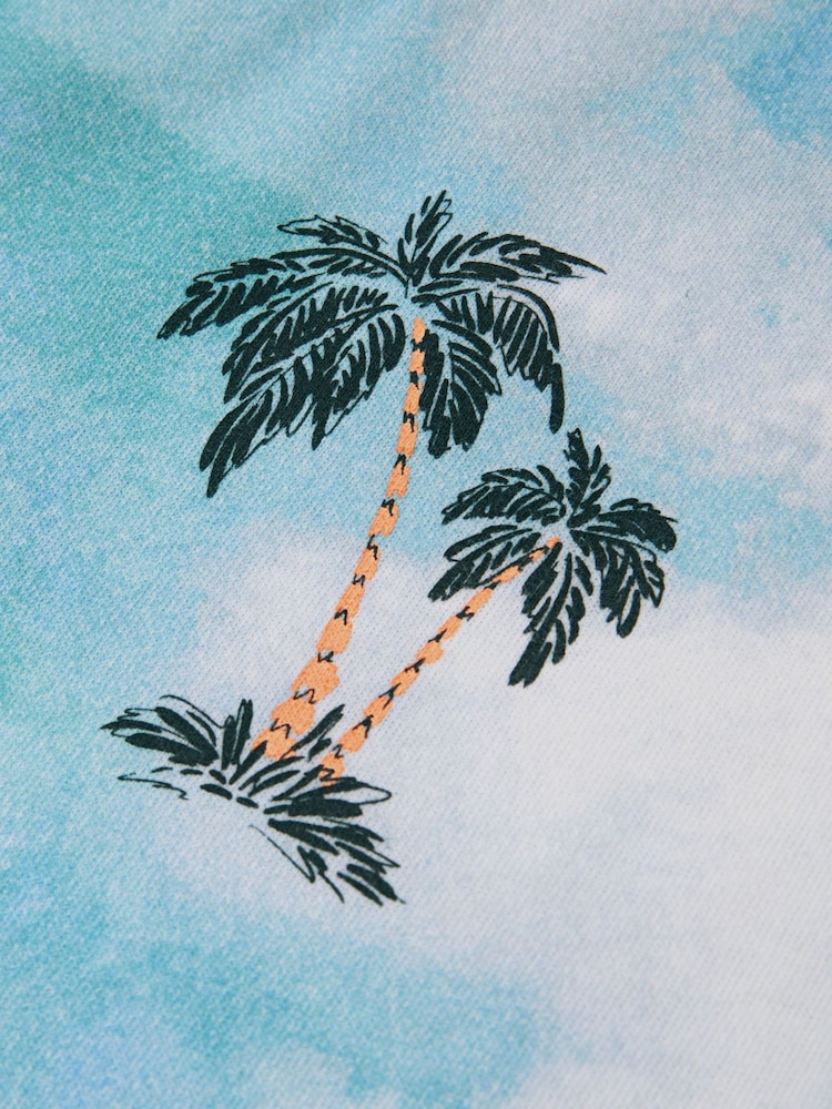 Abercrombie & Fitch White Tie Dye Back Graphic Short Sleeve T-Shirt - Image 3 of 3