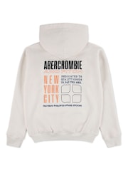 Abercrombie & Fitch White Pullover Hoodie - Image 2 of 4