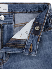 Abercrombie & Fitch Light Blue Baggy Denim Jort Shorts - Image 3 of 3