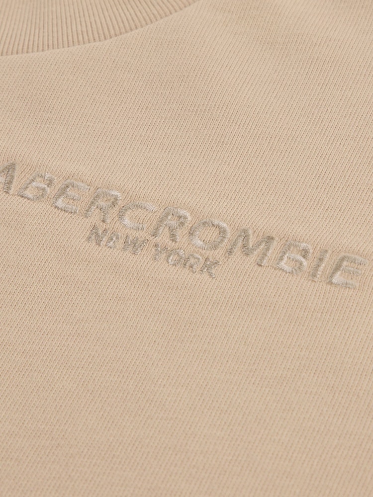 Abercrombie & Fitch チェスト ロゴ サンフェード半袖 Tシャツ - 画像 5 / 5