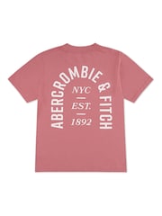 Abercrombie & Fitch NIC majica sa Kratki rukav sa logotipom sa zadnjim Print - Slika 2 od 3