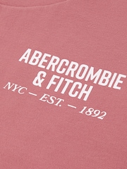 Abercrombie & Fitch NIC majica sa Kratki rukav sa logotipom sa zadnjim Print - Slika 3 od 3