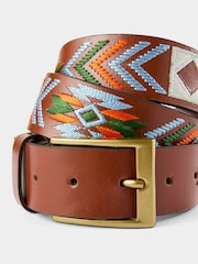Joe Browns Toluca 刺繍入りレザーベルト - 画像 2 / 3