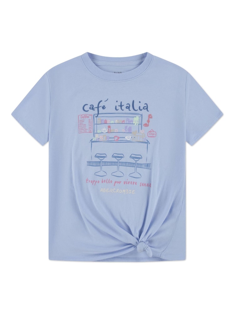 Abercrombie & Fitch Cafe Italia grafička majica kratkih rukava - Slika 1 od 3