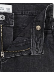 Abercrombie & Fitch Grey High Rise Relaxed Denim Shorts - Image 3 of 4