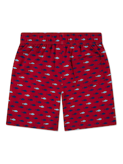 Rot - Abercrombie & Fitch Printed Swim Shorts - Bild 2 von 4