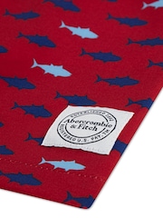 Rot - Abercrombie & Fitch Printed Swim Shorts - Bild 3 von 4