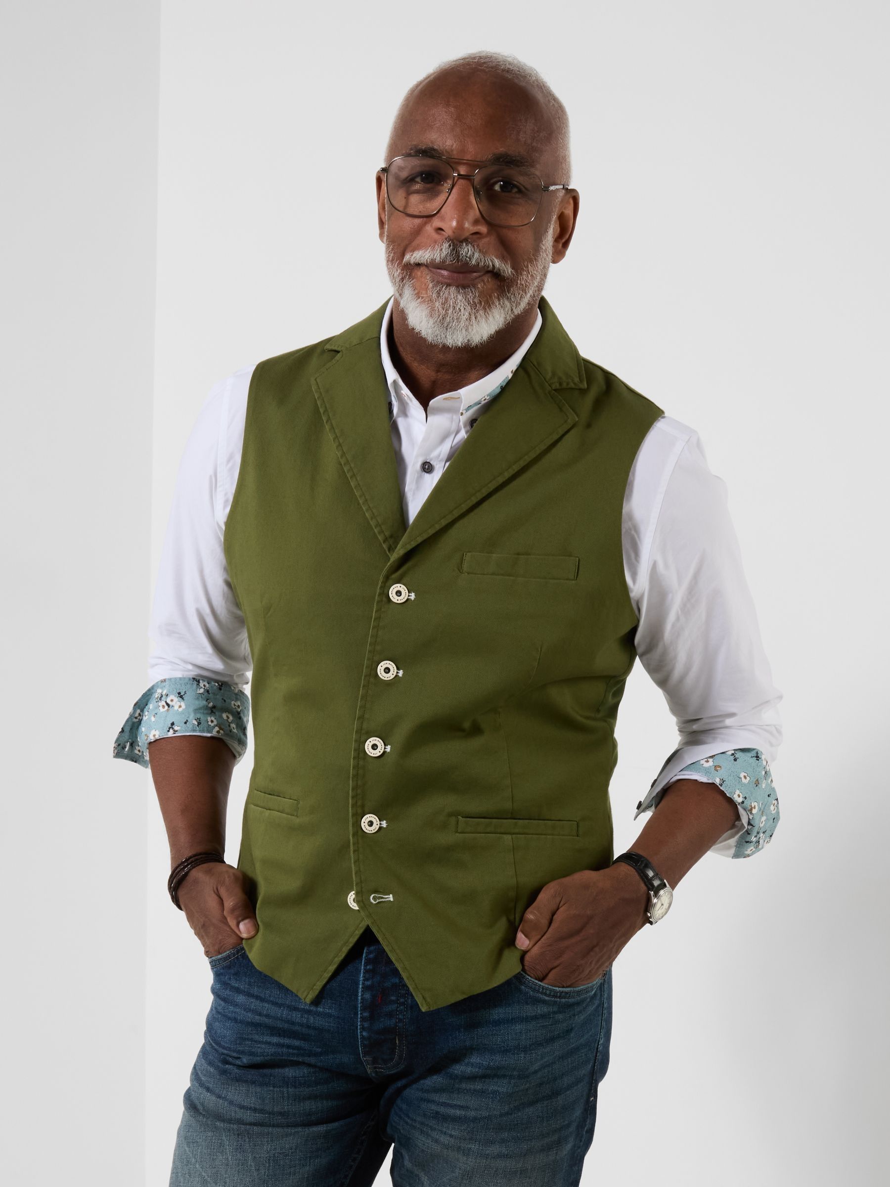 Buy Joe Browns Green Exceptional Everyday Cotton Waistcoat from