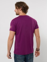 Joe Browns Purple Sketchy Bike T-Shirt - Image 4 of 7
